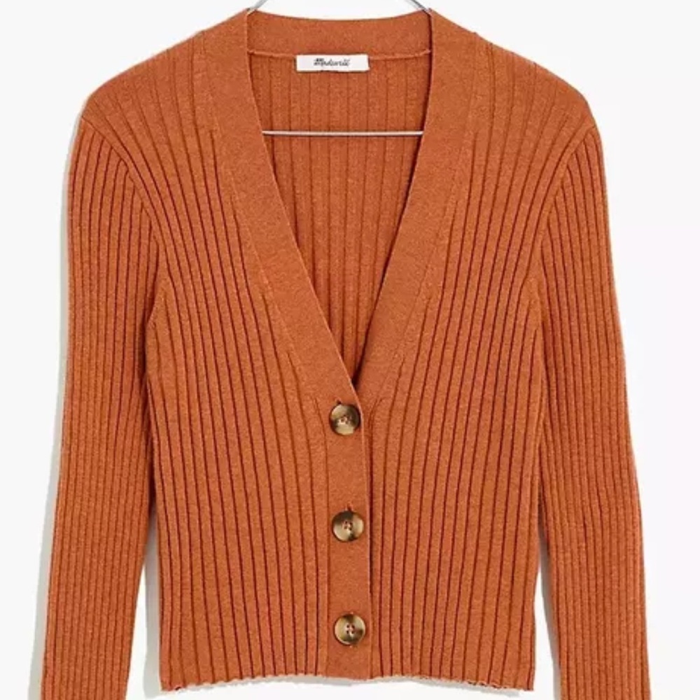 NWOT Madewell Crop Cardigan Sweater